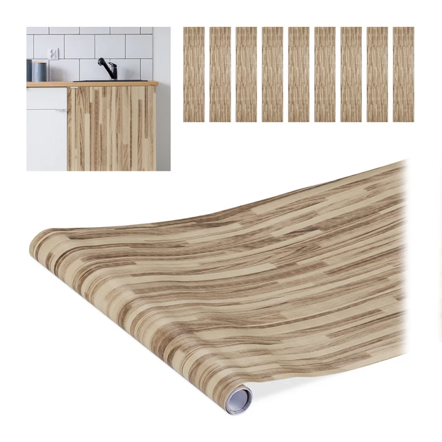 10x lámina adhesiva aspecto de madera autoadhesiva lámina decorativa lámina de madera lámina decorativa lámina para muebles