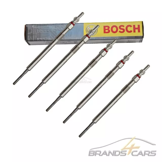 5x BOSCH GLÜHKERZE DURATERM FÜR VOLVO V70 3 2.4 D3 D4 D5 07-