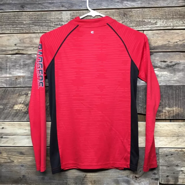 Wisconsin Badgers 1/4 Zip Colosseum Long Sleeve Youth Small (5-10) 2