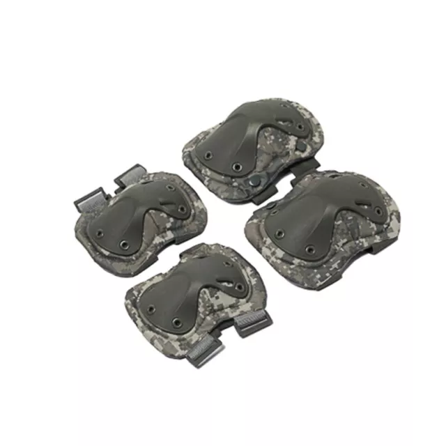 Tactique Genouillères &Elbow Pads Set Protège-genou Airsoft Équipement Military 3