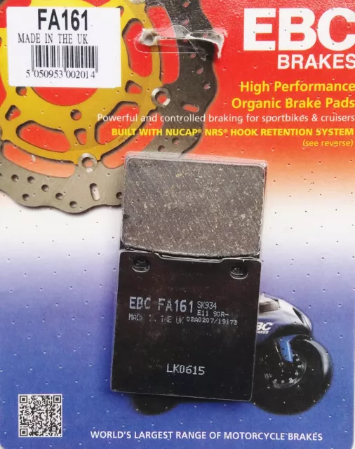 FA161 Kawasaki - EBC Bremsbeläge Bremsklotz brake pads Standard hinten