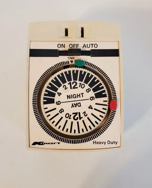 VINTAGE KMART HEAVY Duty 24 Hour Electric Timer Model 1950 7.99