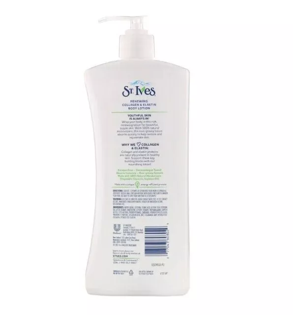 St Ives Hauterneuerung Kollagen Elastin Körperlotion 621 ml/21 fl oz (2er Pack) 3