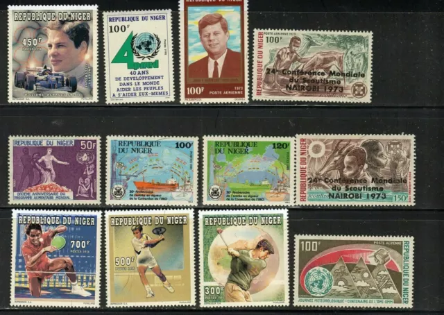 Africa Niger  Stamps Mostly Mint Never Hinged Lot 34119