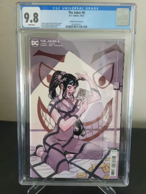 The Joker #6 Cgc 9.8 Graded 2021 Dc Comics Suicide Squad! Myers Variant Cover
