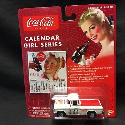 Coca Cola 55 Chevy Cameo Pickup Johnny Lightning Calendar Girls 9