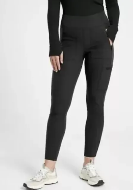 NWOT ATHLETA WOMENS Headlands Hybrid Cargo Tight Black Pant Size 6 Ret.  $118 $59.99 - PicClick