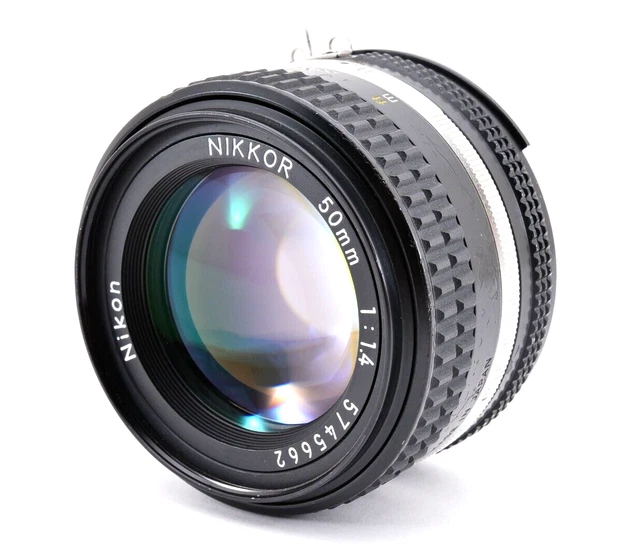 !tested【NEAR MINT】Nikon Nikkor 50mm f/1.4 Ai-S MF Standard Prime Lens from japan