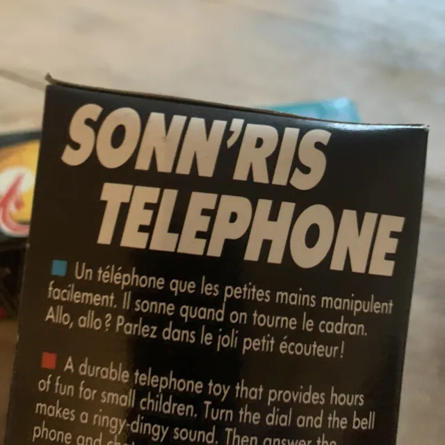 Vintage Tomy Sonn Ris Téléphone Tomy Enfant 2