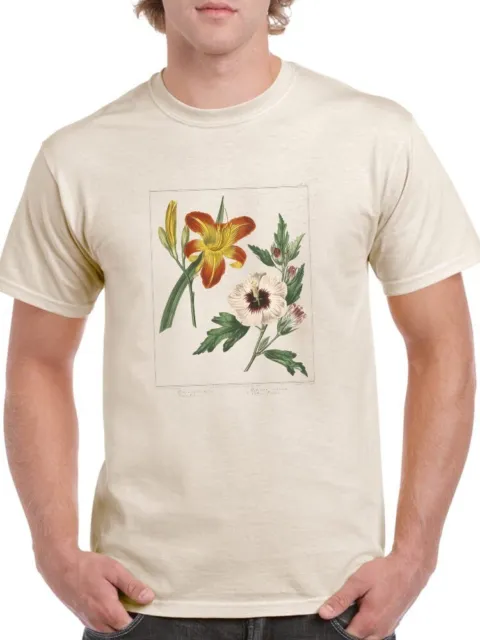 Garden Flowers Delight T-shirt Men's -Sydenham Edwards Designs 2