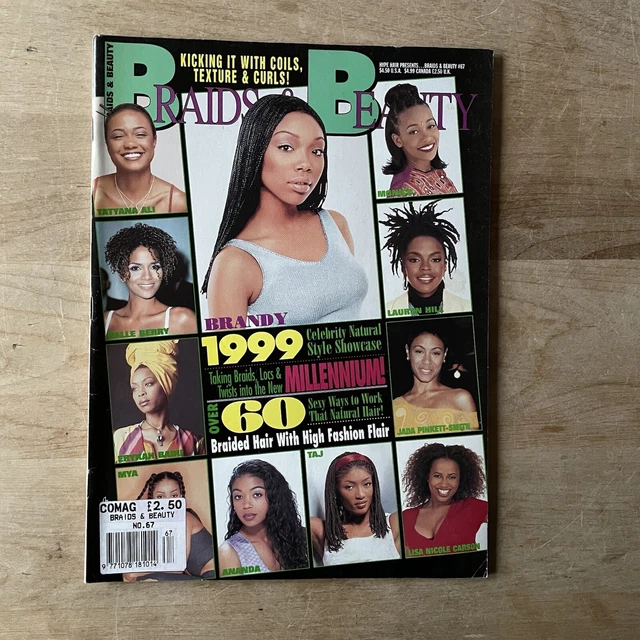 BRAIDS & BEAUTY Black Braids Hair Style Vintage Magazine Rare #67 £19. ...