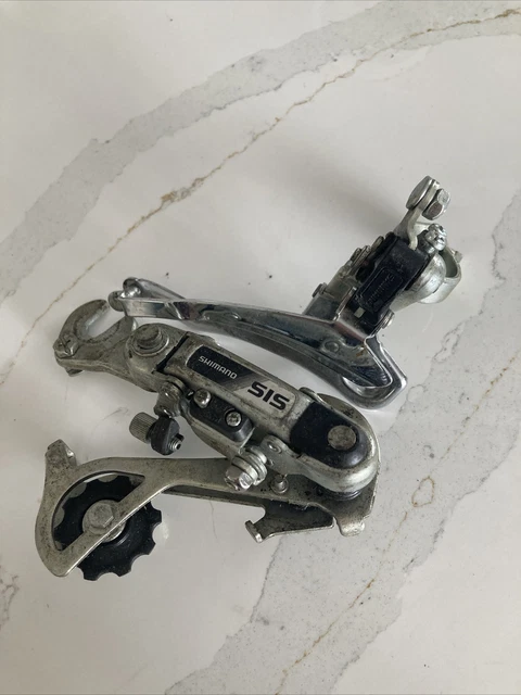 SHIMANO SIS FRONT And Rear Mech Derailleurs Vintage £10.00 - PicClick UK