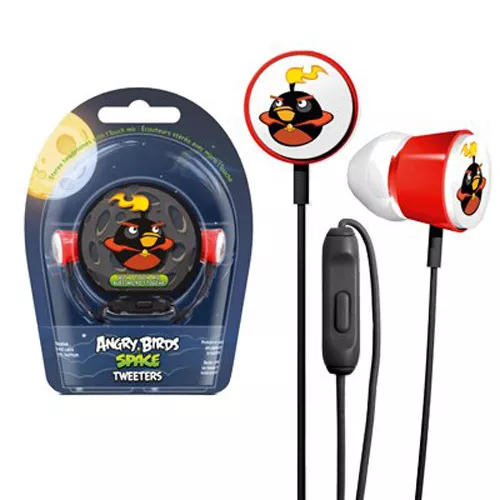 Gear4 Angry Birds Space Tweeters Kopfhörer,In-Ear,Stereo,Iphone,Ipod,Mikrofon