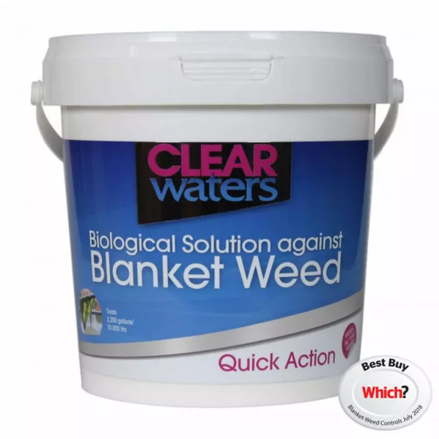 Nishikoi Clear Waters BLANKETWEED 1L 1.3KG Tub  Killer Remover Clearwaters Pond