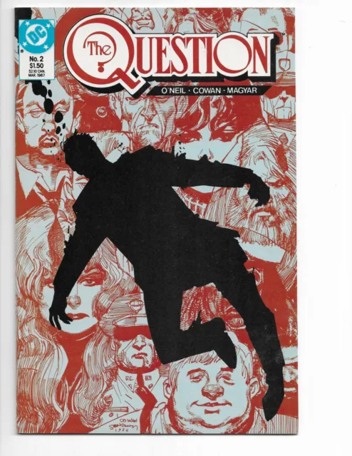 The Question 2 DC Comics 1987 O Neil / Sienkiewicz  Bagged Boarded