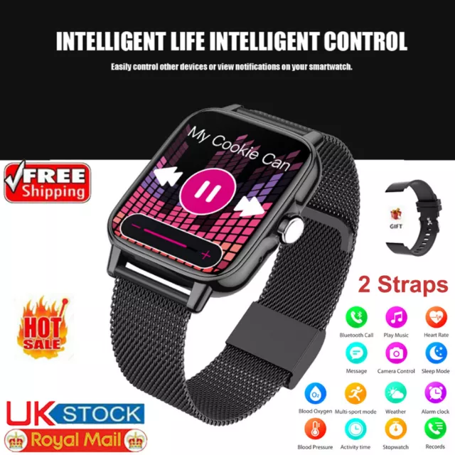 Smart Watch Fitness Tracker Heart Rate Women Men Sport Watches For Android iOS
