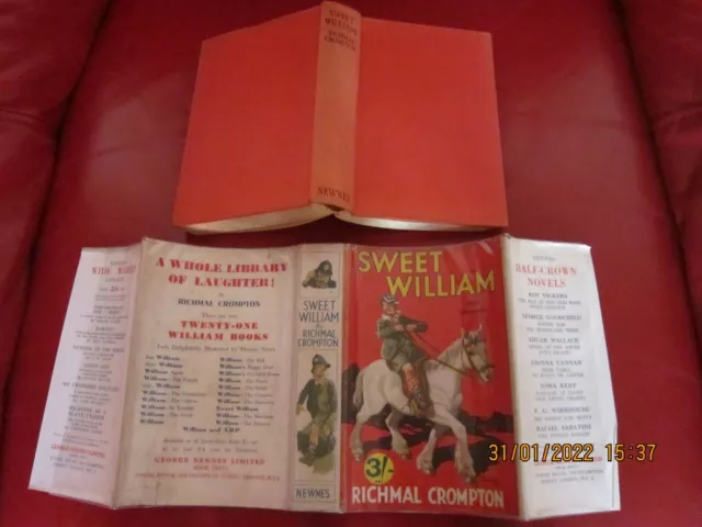 Sweet William Richmal Crompton 'Pre-War' Hb In D/W + Audio Cd + Cartoons