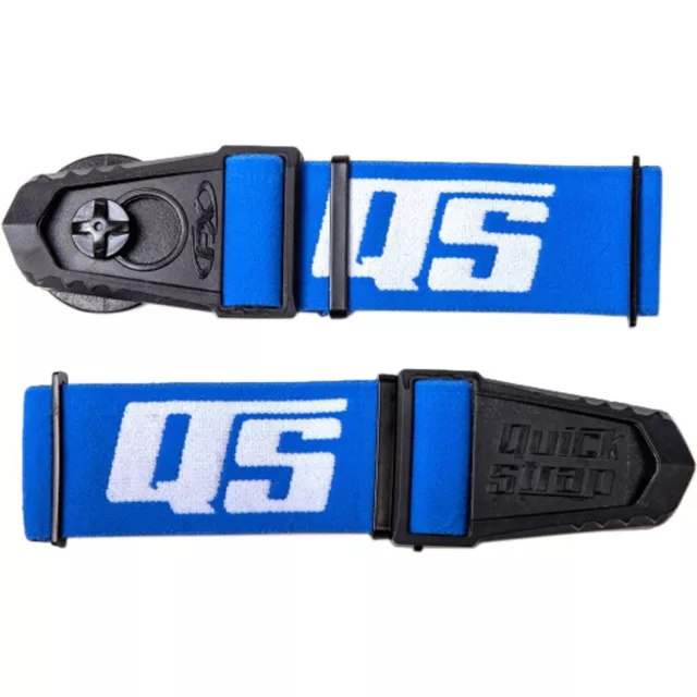 Factory Effex MX 2021 Blue Motocross Dirt Bike Riding Goggle Quick Strap