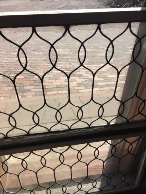 Sg 653 Two Available Price To Each Antique Leaded Glass Curly Cue Design Windows 3