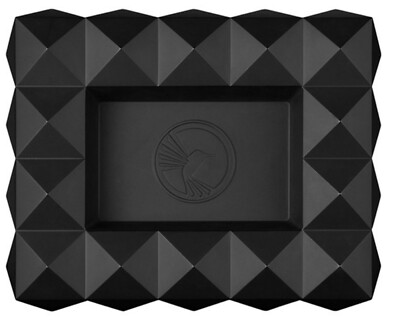 COLIBRI METALLO POSACENERE HUMIDOR UMIDIFICATORE STAFFE 6 CIGARI ANTRACITE 