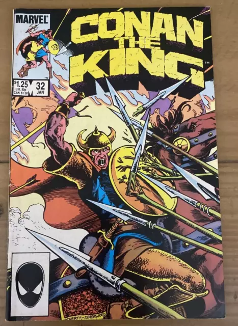 Conan the King #32 Jan 1986 Marvel Comics Vintage Comic Book