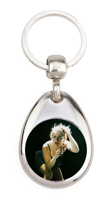 Porte-clés Avril Lavigne 3 – Métal – Fabrication Française, Années 2000, Neuf