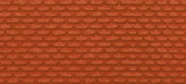 HEKI 70032 Scala HO Pannello per muro di mattoni (misura cm. 28x14) 2 pezzi
