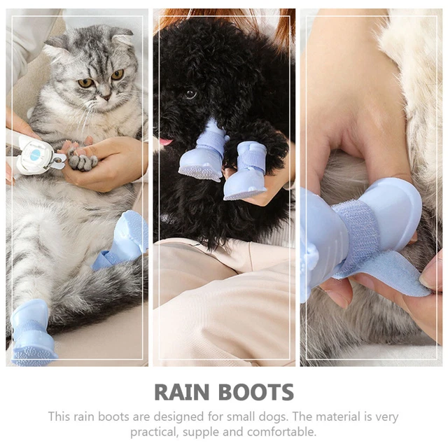 4 PCS RAIN Boot Waterproof Shoes Breathable Dog Comfortable £7.25