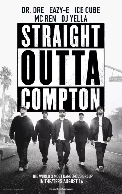 Straight Outta Compton Dr Dre Ice Cube Music Movie Print Premium Poster 2