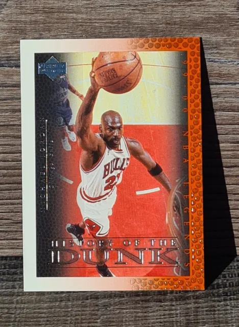 2000 Upper Deck 🔥 Michael Jordan History Of The Dunk💎Embossed Top