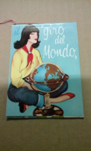 Calendarietto Il Giro Del Mondo 1968 Buone Condizioni