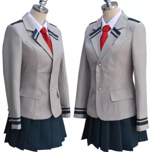 My Hero Academia Cosplay OCHACO URARARAKA YAOYOROZU MOMO Costumi Uniforme Scuola J 3