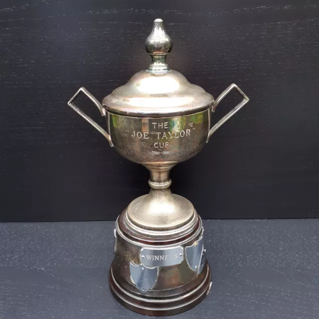 🏆AMAZING Antique VINTAGE Silver trophy , EPNS Plated 1992