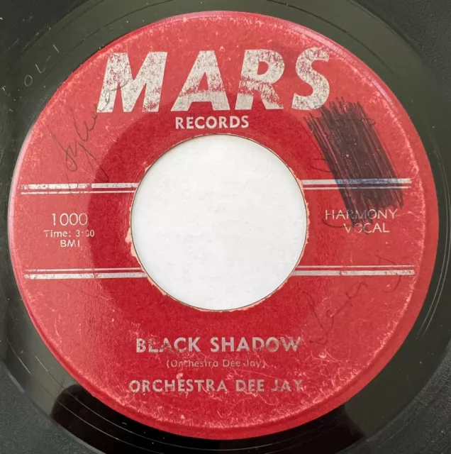 Latin 45 / Orchestra Dee Jay “Black Shadow / La Jara” Mars ~ RARE Jazz Salsa MP3