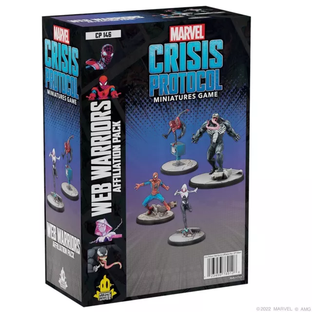 Web Warriors Affiliation Pack Spider-Man Marvel Crisis Protocol AMG