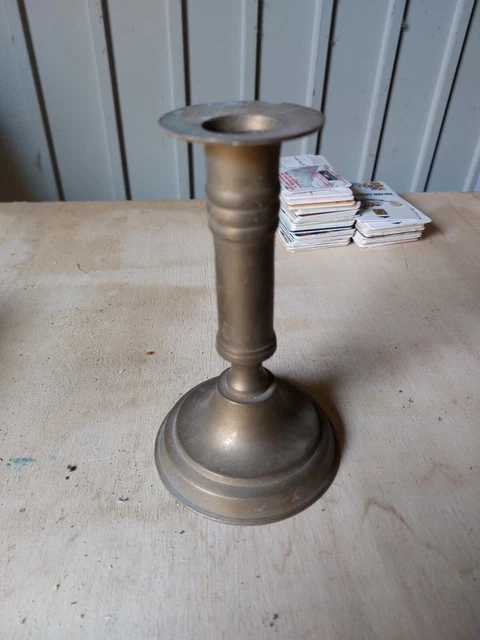 LOT 3 PETIT BOUGEOIR RAT DE CAVE BRONZE LAITON METAL BLANC BERGERE DE FRANCE