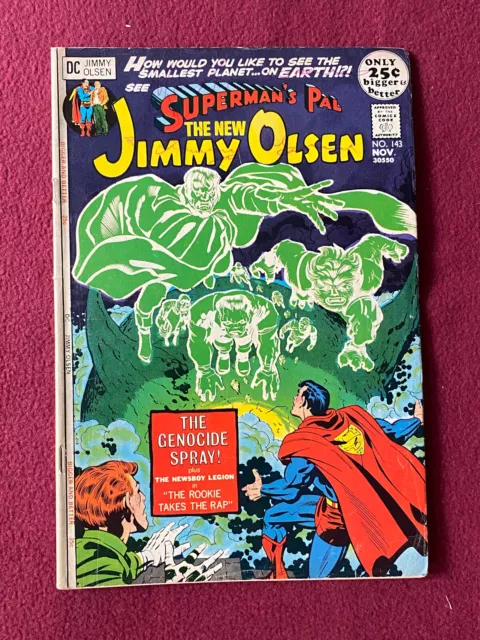 SUPERMAN'S PAL JIMMY OLSEN #143 | DC COMICS 1971 | JACK KIRBY GOODNESS - good