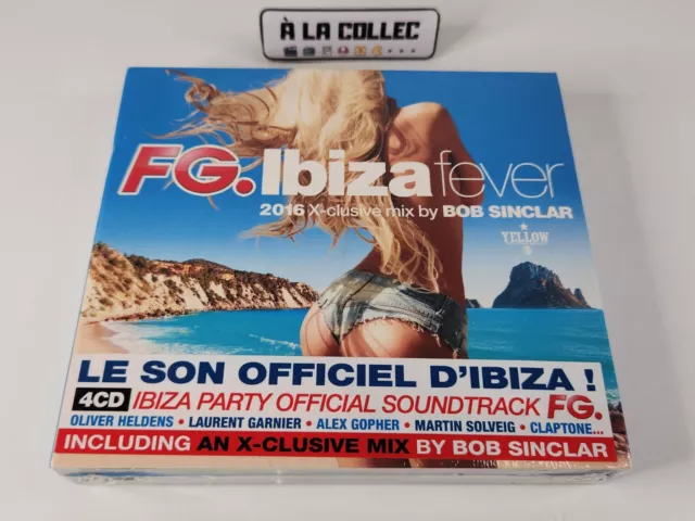 FG. Ibiza Fever 2016 X-Clusive Mix by Bob Sinclar - Album Digipack 4 CD - NEUF
