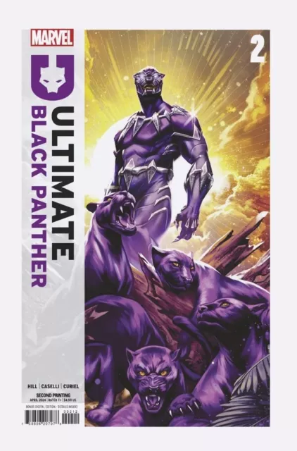 Ultimate Black Panther #2 (2024) 2Nd Printing *Manhanni Varaint Cover* Marvel