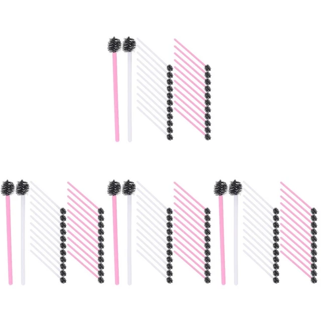 400 PCS Brosses de cils Brosses de cils jetables Brosses de sourcils Brosses