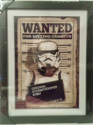 Alpha CADRE PHOTO 45X35 LONDON 1976 STORMTROOPERS SURF STARWARS ALPHA DVD 26 