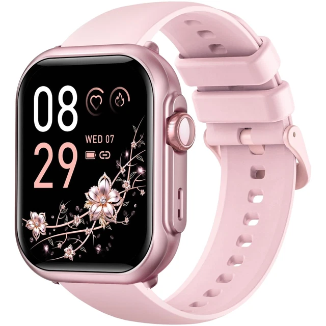Fitness Armband Pulsuhr Rosa Smartwatch Digitale Pulsuhr Yamay