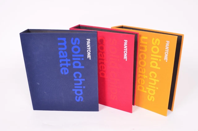 PANTONE SOLID CHIPS 3 Three-Book Set: Coated, Uncoated