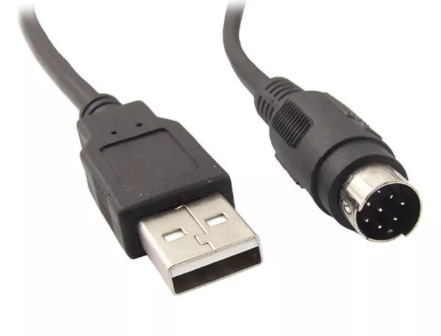 FX-USB-AW Programming Cable USB to RS422 Adapter for Mitsubishi FX3UC FX3G PLC 2