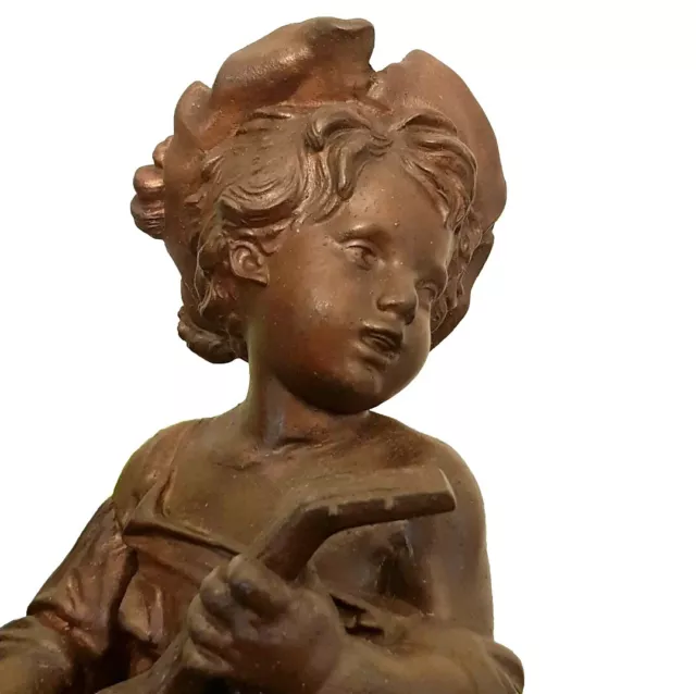 Large Antique Bronzed Spelter Figure / Figurine / Ornament.