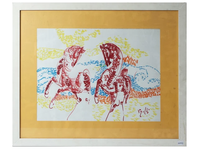 Antonio Vangelli (Roma 1917-2003) Cavalli  anni 80 Vendita No Profit