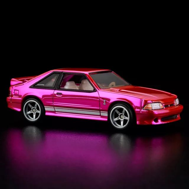 Hot Wheels Collectors RLC Exclusive Pink Edition 1993 Ford Mustang Cobra - 1:64