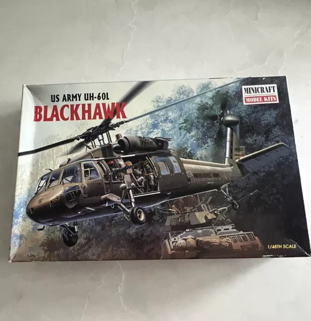 Academy Minicraft US Army UH-60L Black Hawk Helicopter Plastic Model Kit