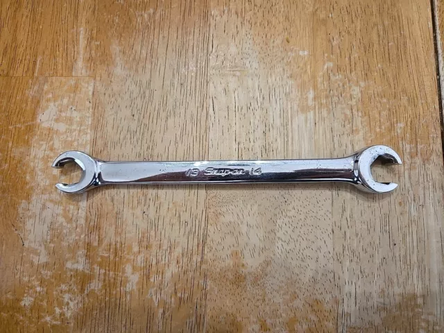 Snap On 13MM-14MM Chrome Flare Nut End Wrench RXFMS1314A