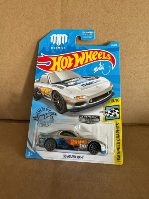 Hot wheels Zamak 615m95 Mazda RX-7 Hw Speed Grafiken 10/10 L17